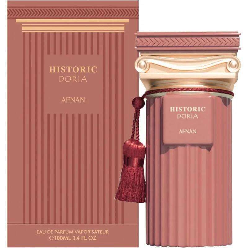 Afnan Historic Doria Eau de Parfum Spray for Women and Men 3.4 Fl. Oz Original Arab Perfume Lasting Floral Pheromones Makeup H260130