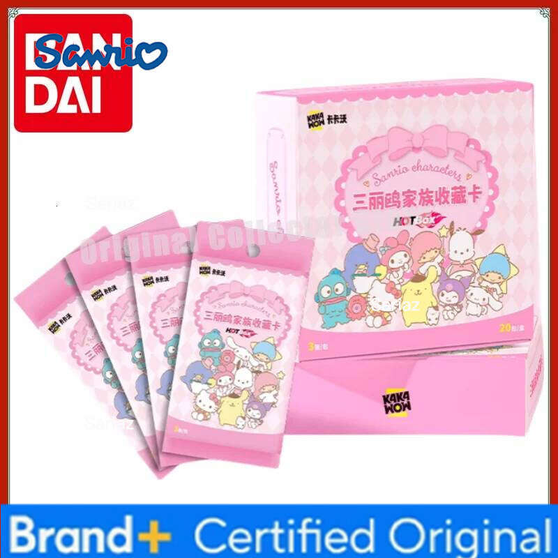 Sanrio Original Bandai Kakawow Trading Cards u Family Collection HOTBOX Series Official Authentic Favorite Card Pack Gift H260130