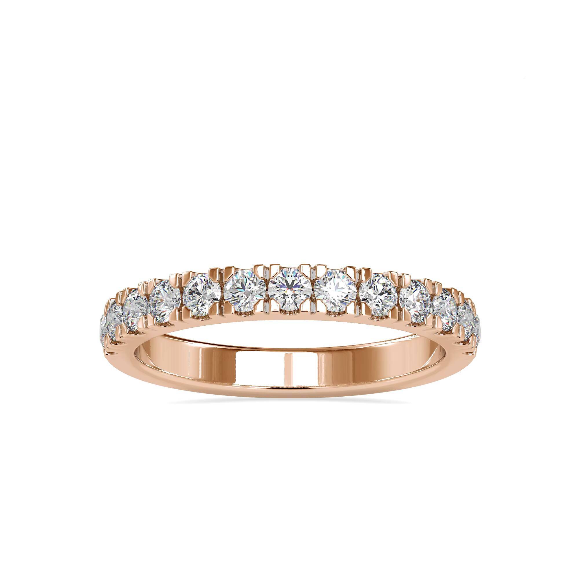 40CT Round Cut White Lab Grown Moissanite Diamond Engagement Ring 18K Gold Plated Gram Price with Certificate