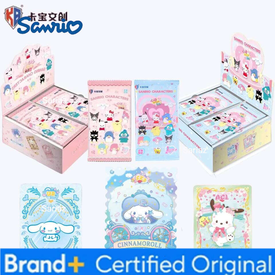 Sanrio Hot Sell Original Box Card Popular Cartoon Anime Characters Cute Kuromi Kitty Melody Collecting Hobbies Children's Gifts H260130111