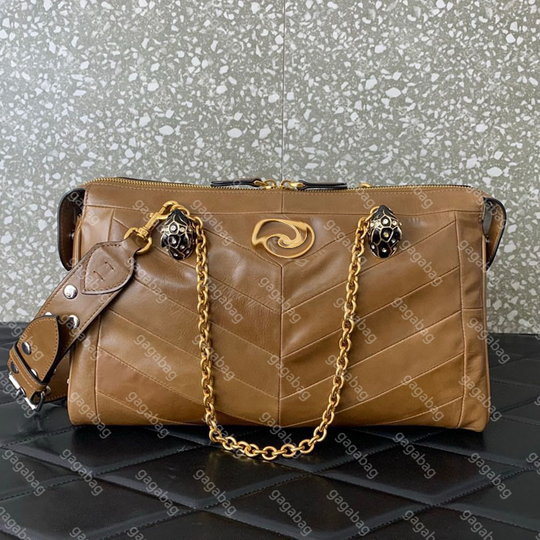 New Panthea Shoulder Bag In Nappa Leather With Chevron Pattern High Quality Leather Chain Shoulder Bag Size Women's Bag