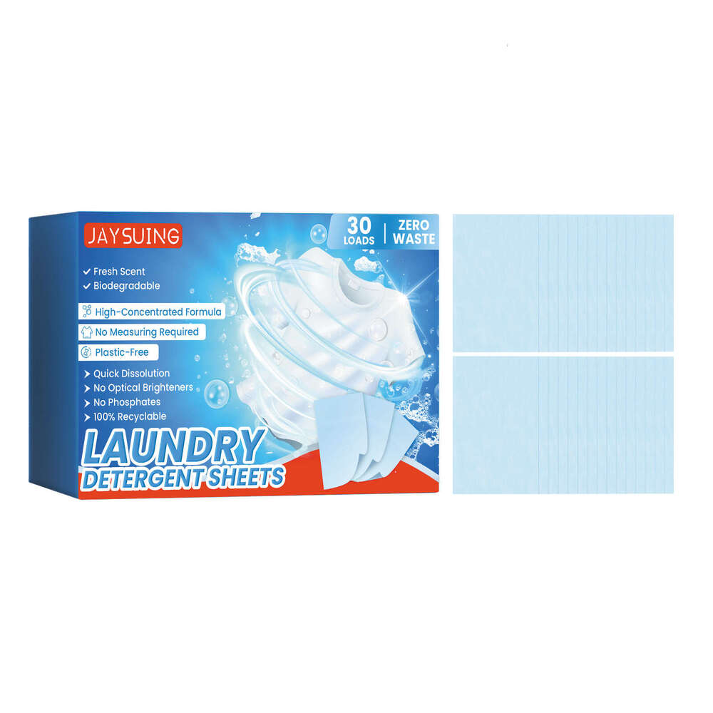Jaysuing Laundry Clean Clothes Oil Stains Mildew Multi-Purpose Cleaning Washing Tablets S260130