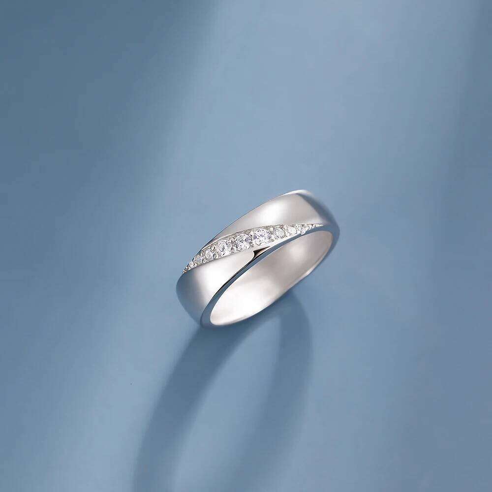 Trumium 925 Sterling Silver Moissanite Ring for Men Engagement Wedding Band Luxury Anniversary Jewelry Gift Customized Engraving XJ260130