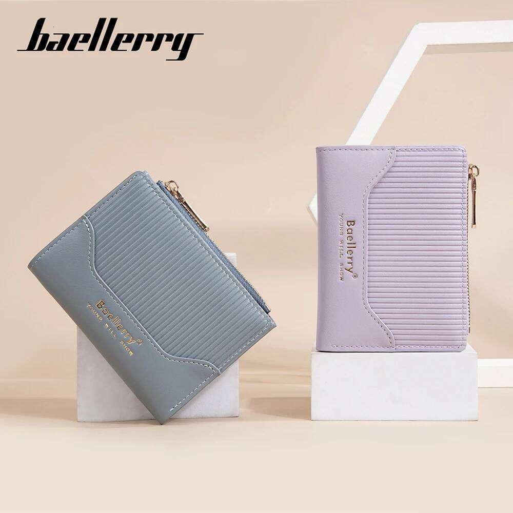 PU Zip Coin Purse Women - RFID Blocking Alternative, Secure Multi-Pocket Card Wallet Z260130