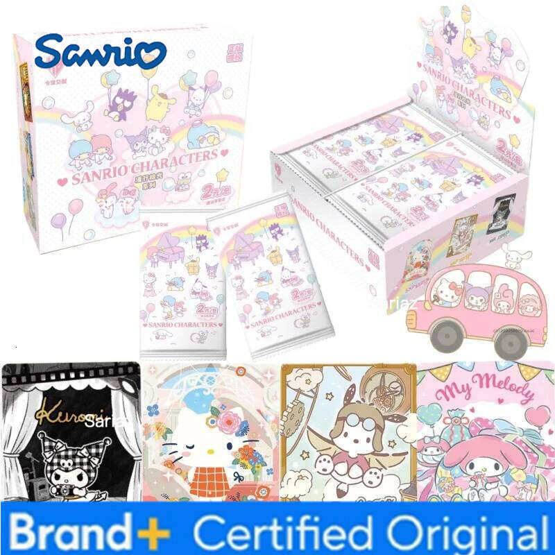 Sanrio Brand New Genuine Series Polaroid Wandering Light 7th Issue Kawaii Kuromi Collection Card Cartoon Peripheral Gift H26013011
