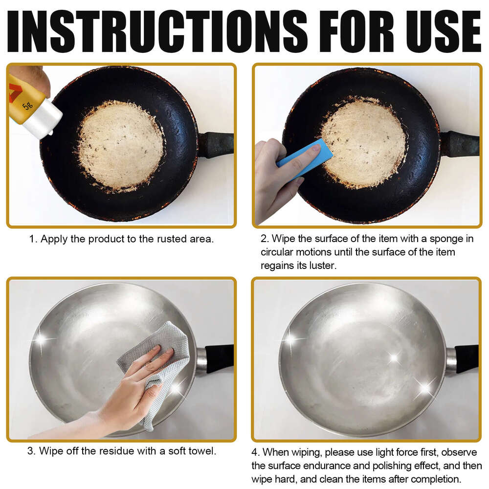 AMZ Copper Tire Rust Removal Kitchen Metal Polishing Multi-Functional Cleaning Care Paste S260130