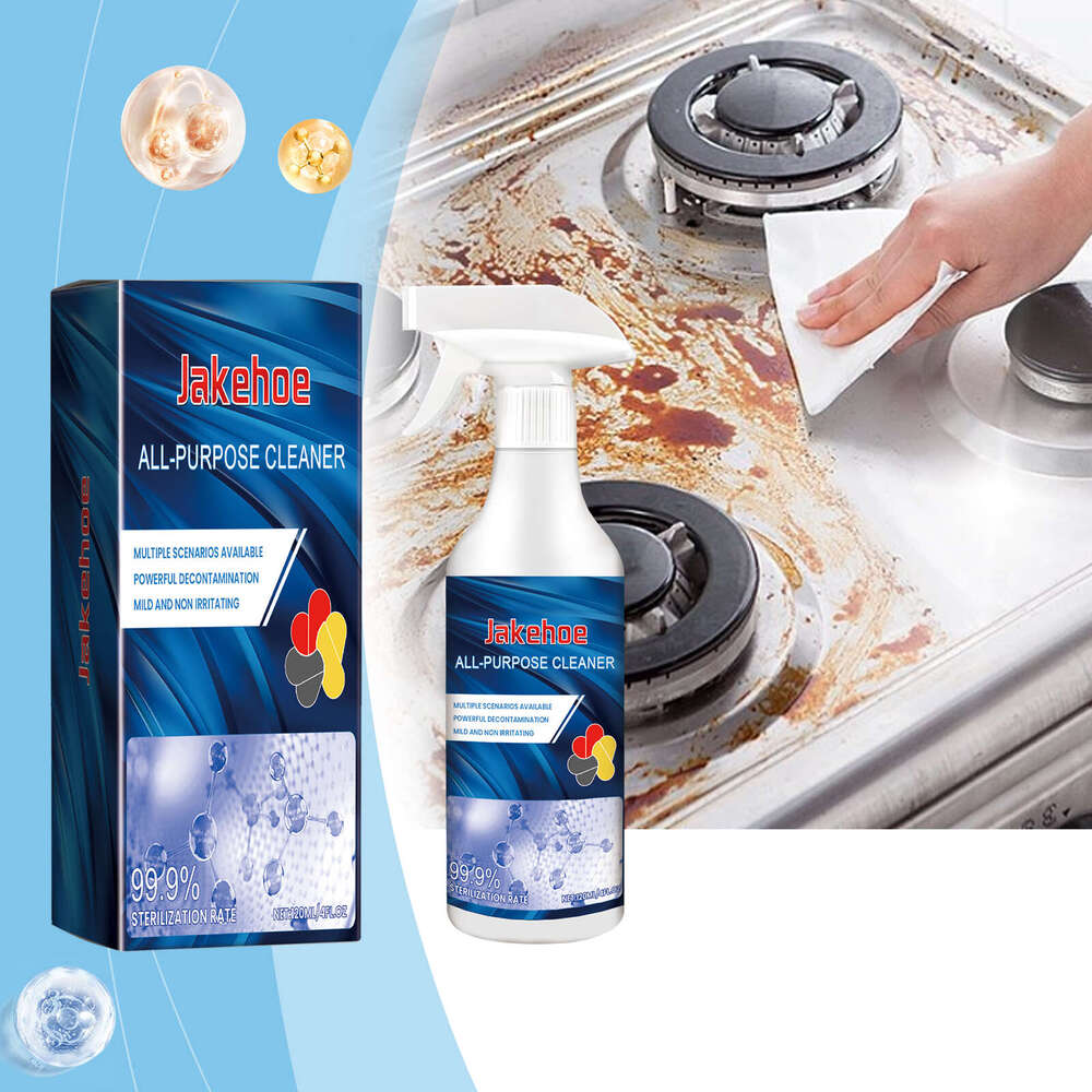 JAKEHOE Multi-Purpose Bathroom Kitchen Multi-Surface Stain Removal Cleaning Deodorizing Household Cleaner S260130