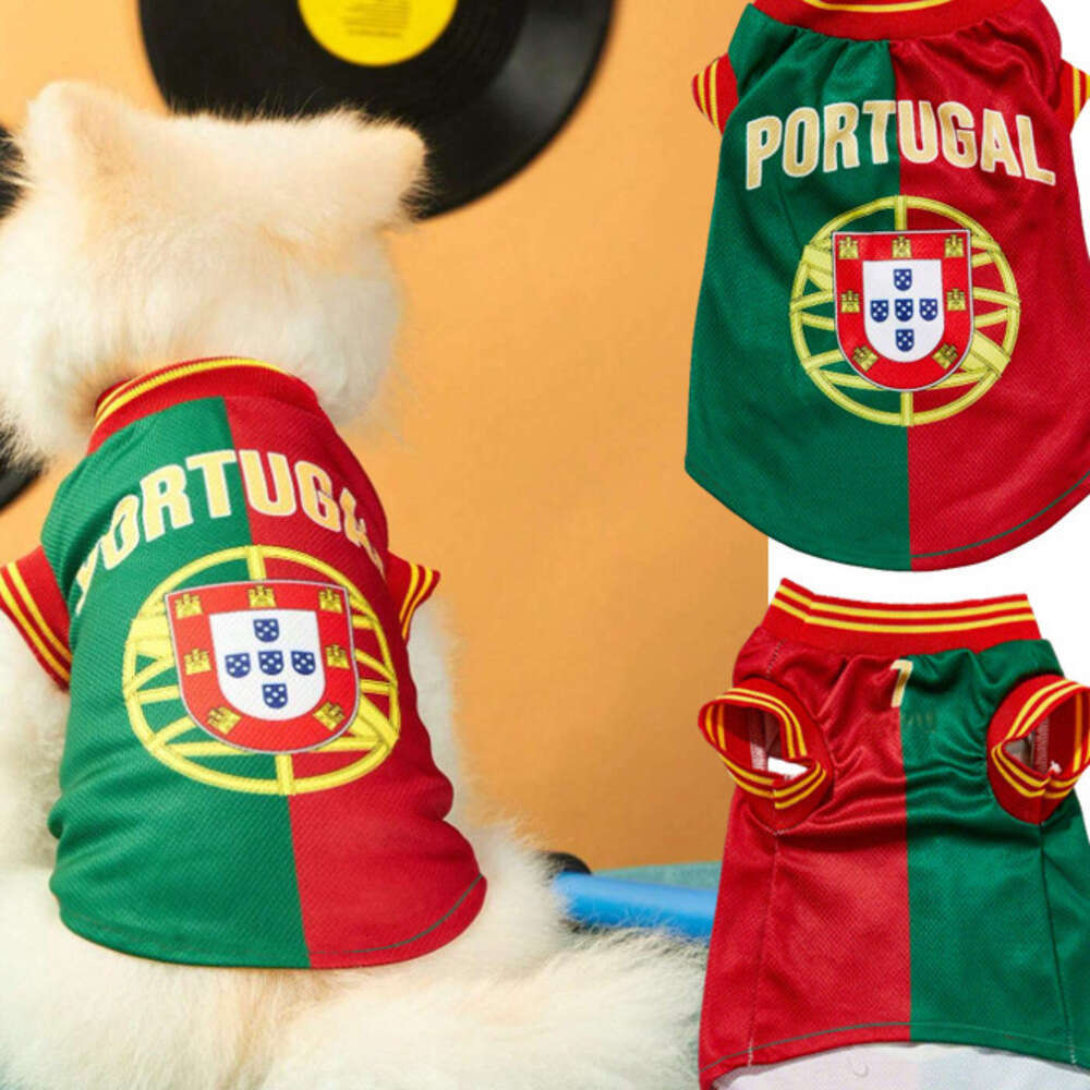 Pet Clothes New World Cup Basketball Uniform for Small and Medium Teddy Bichon Dogs Cats Spring Summer