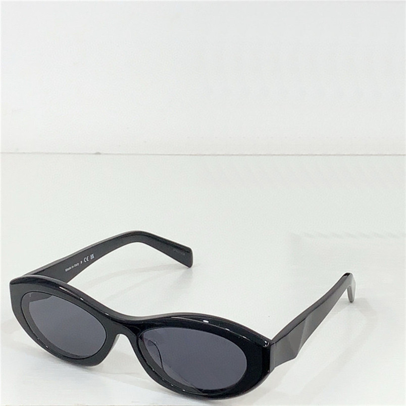 New fashion design oval shape cat eye sunglasses 26Z acetate frame simple contemporary style outdoor uv400 protection eyewear