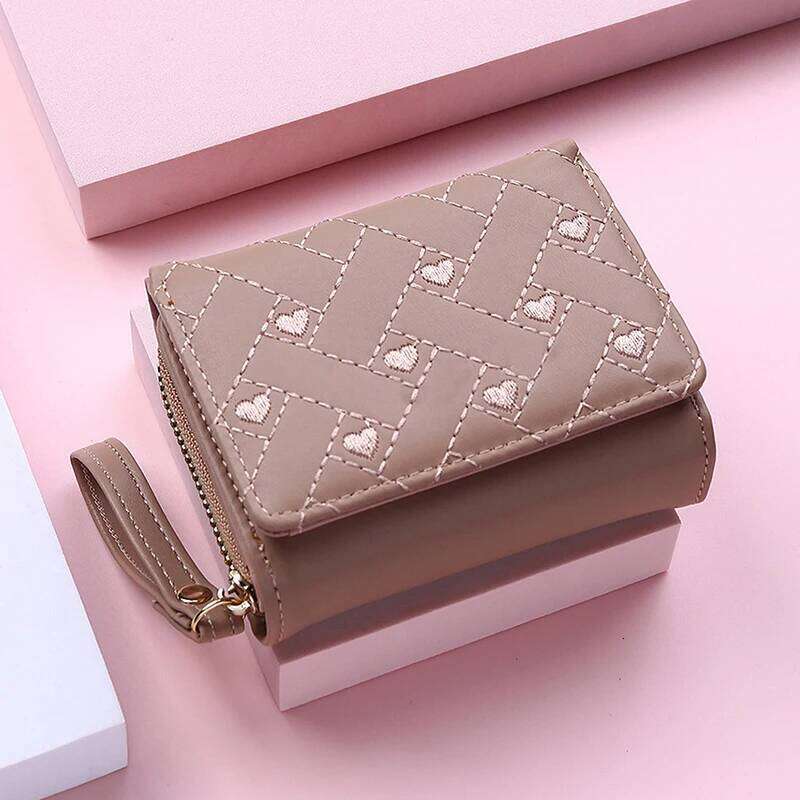 Wallets for Kawaii Cute Luxury Lady Pink Womens Small Women Leather Wallet Coin Purse Z260130