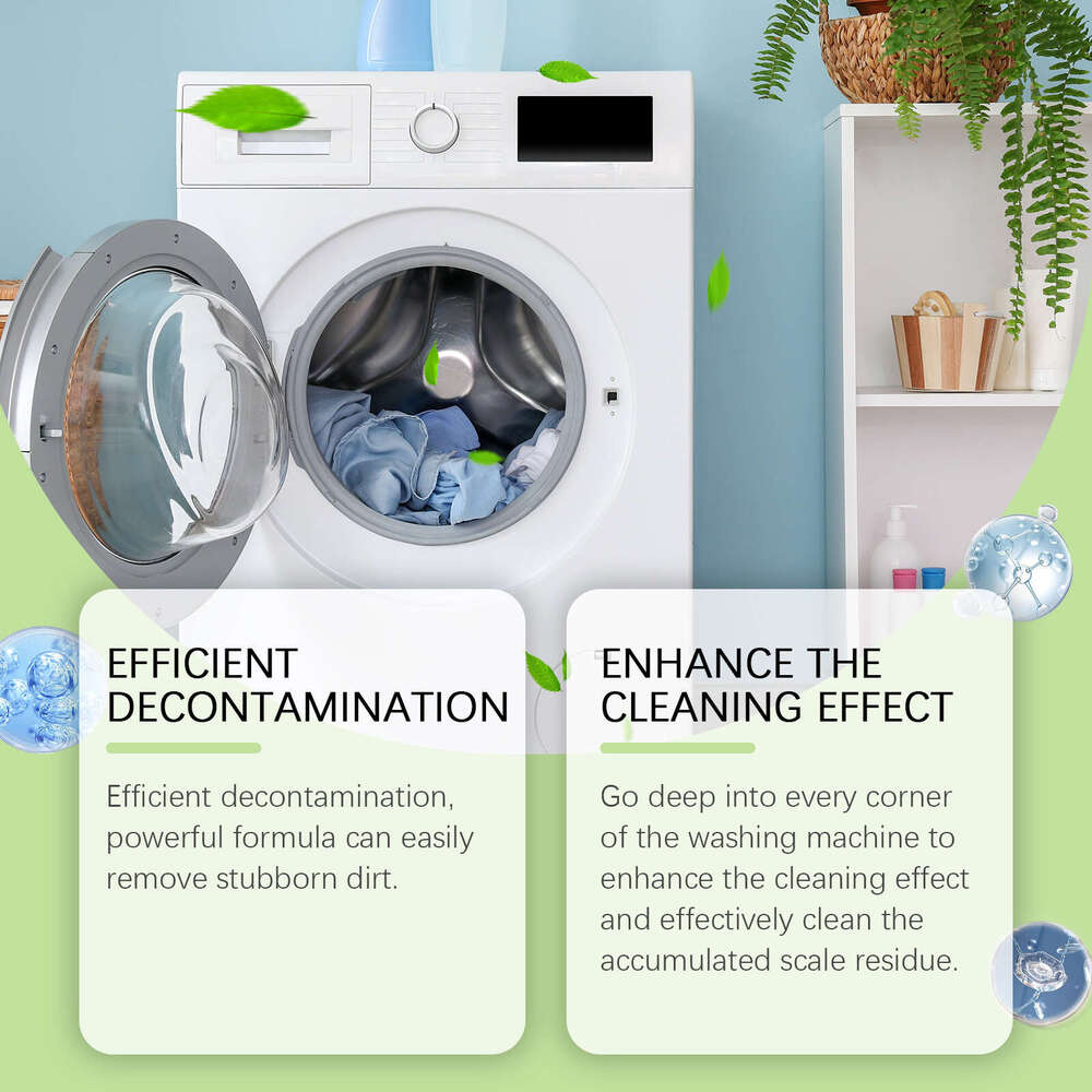 JAKEHOE Washing Machine Cleaner Inner Tub Deep Powerful Stain Removal Multi-effect Household Cleaning Agent S260130cc