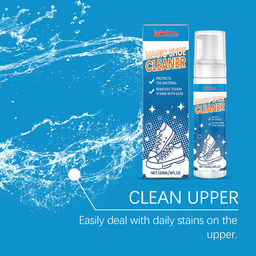 JAKEHOE Cleaner White Shoe Dry Anti-Yellowing Anti-Stain Anti-Oxidation Surface Portable Cleaning Agent S260130