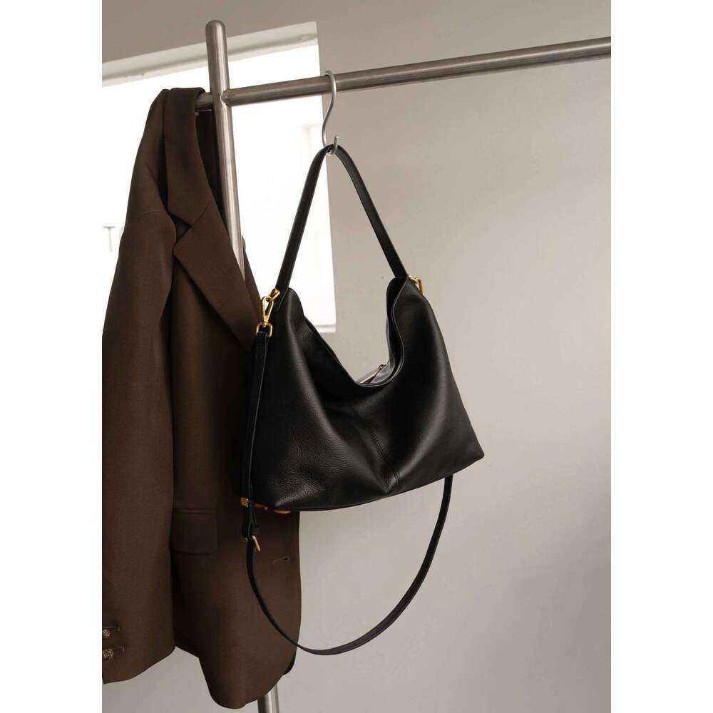 Genuine Grade Leather Women Shoulder Crossbody Large Bag Luxury Designer Brand Female Handbag Fashion Soft Cowhide Ladies Tote