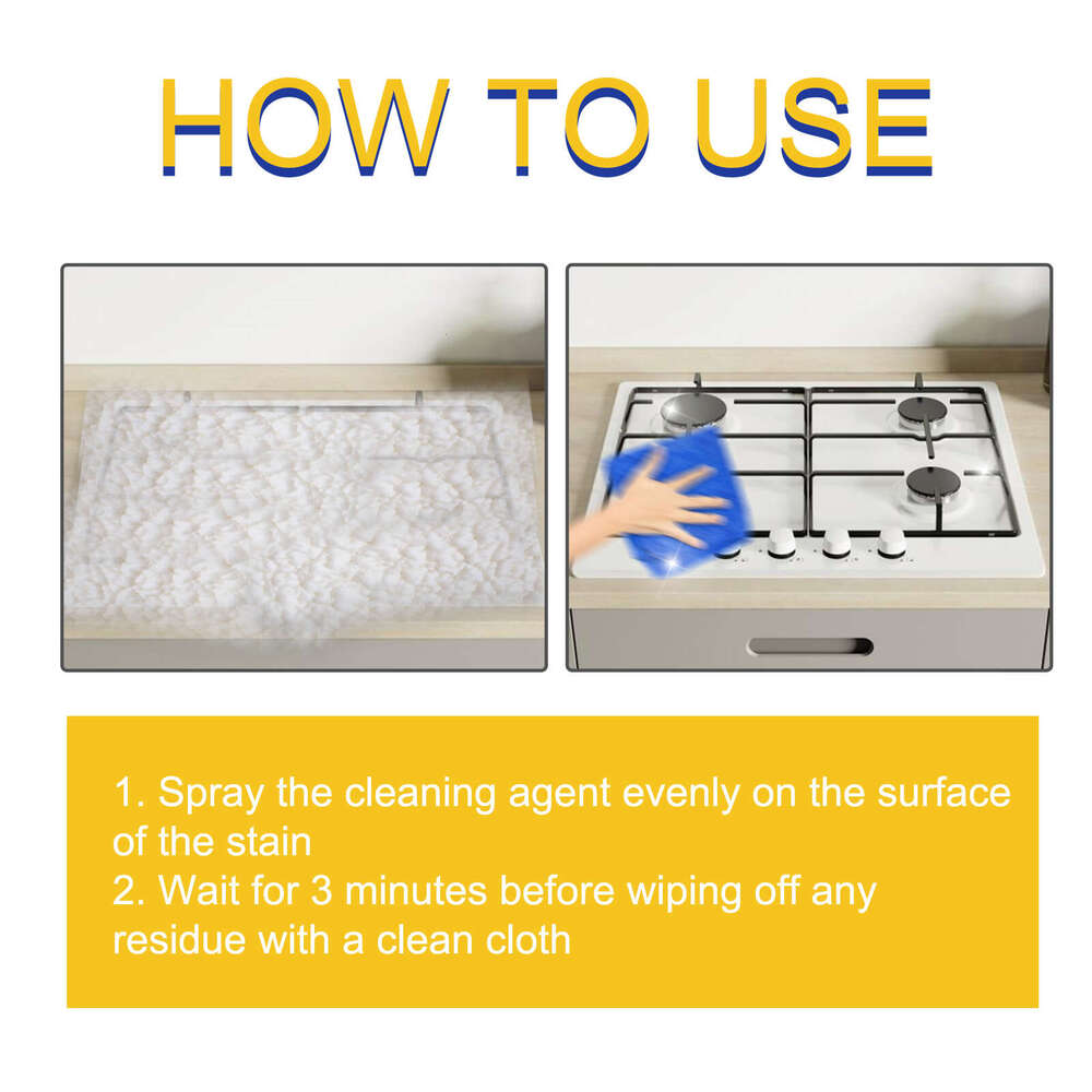 Jakehoe Multi-Purpose Grease Heavy Oil Stain Cleaner for Kitchen Stovetops and Utensils S260130