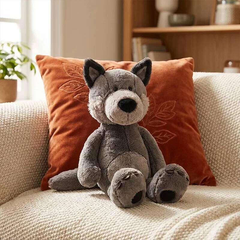 Funny Big Bad Wolf Animalsar Plush Toy Christmas Relieve Stress Comfortable Children's Birthday Gift Companion Y260128