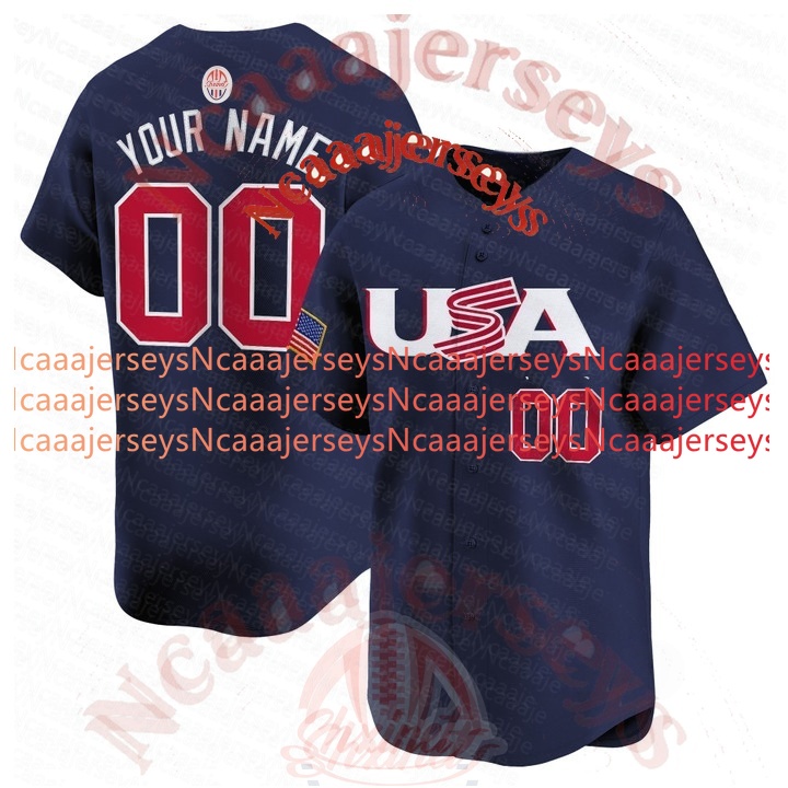 Aaron Judge Team USA 2026 World Baseball Classic Jersey Pete Crow-Armstrong Paul Skenes Corbin Carroll WBC Pete Alonso Cal Raleigh J.T. Realmuto Unite