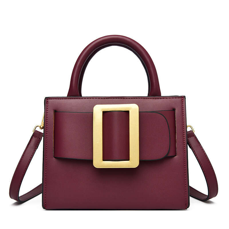 Totebag Shoulder ROSE NOIRE High Quality Niche New Large Buckle Bow Chain End Handheld Small Square Elegant Crossbody Bag