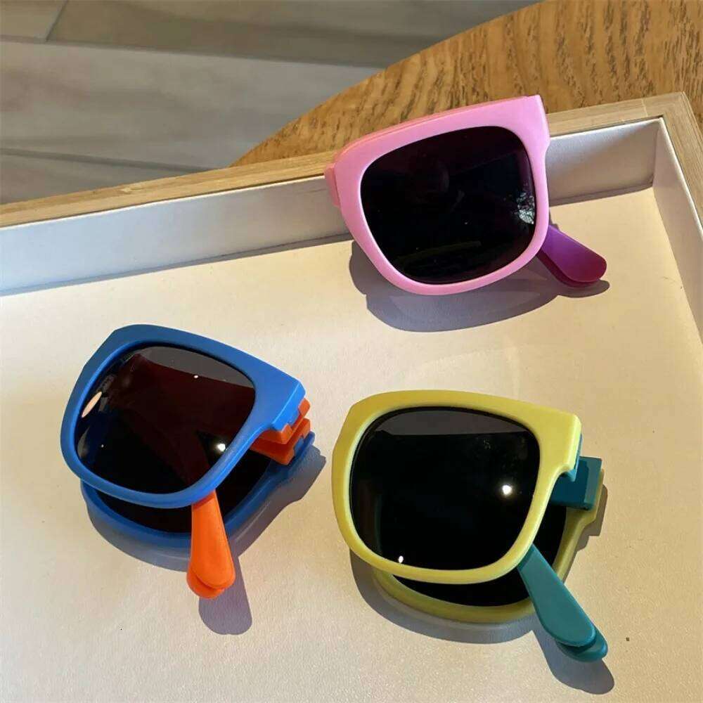 Summer Foldable Children's Boys and Girls Personality Outdoor UV Sun Protection Polarizing Sunglasses H260130