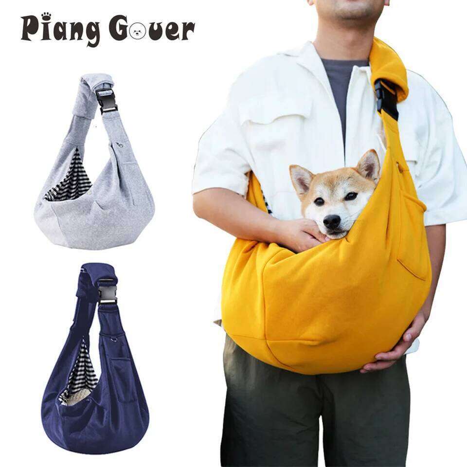 Comfortable Dog Pet Crossbody Shoulder Big Outdoor Travel Portable Cat Puppy Sling Carrier Bag For Small Medium Dogs 26H0130