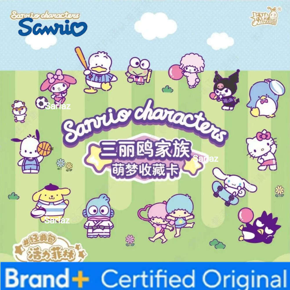 Sanrio Hot Selling Genuine KAYOU Family Blind Box Card Bag HelloKitty Kuromi My Melody Cinnamoroll Children's Gift H2601301