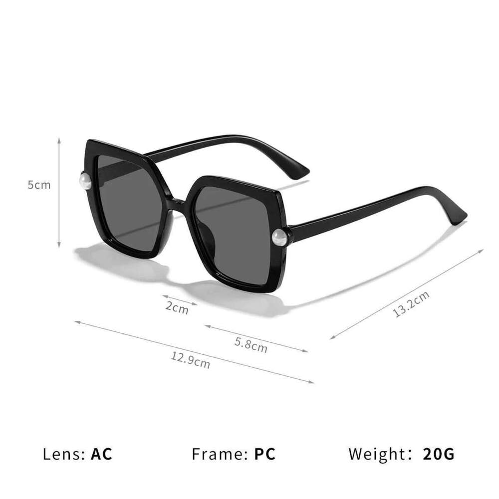 2025 Sun UV Protection Style Baby Sunglasses Boys And Girls Glasses New Square Frame Children's Glitter Cute H260130