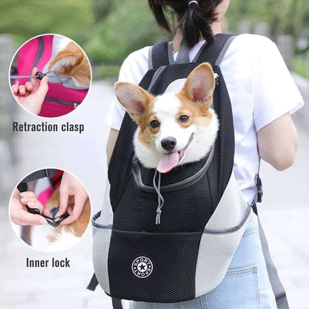 Backpack Shoulder Conveyor Backpacks Comfortable Front Motorcycle And Hiking Camping Carrier Bag For Pet Dog 26H0130