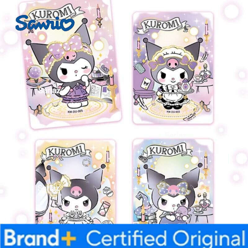 Sanrio Fun Genuine Characters Cards Memory Collection Card My Melody Kuromi Rare Dual Character Girl Anime Gift Toys H260130