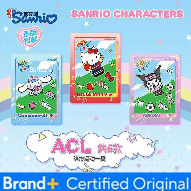 Sanrio Genuine Polaroid Party Animation Cartoon Game Collection Card Peripheral Children Toy Holiday Gift H260130