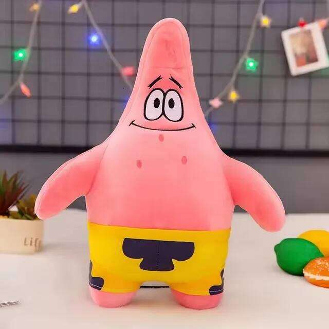 35cm Sponge Bob Squarepants Patrick Eugene H. Krabs Gary Plush Doll Kawaii Kid Cartoon Anime Peripheral Toy Christmas Gift Y260128