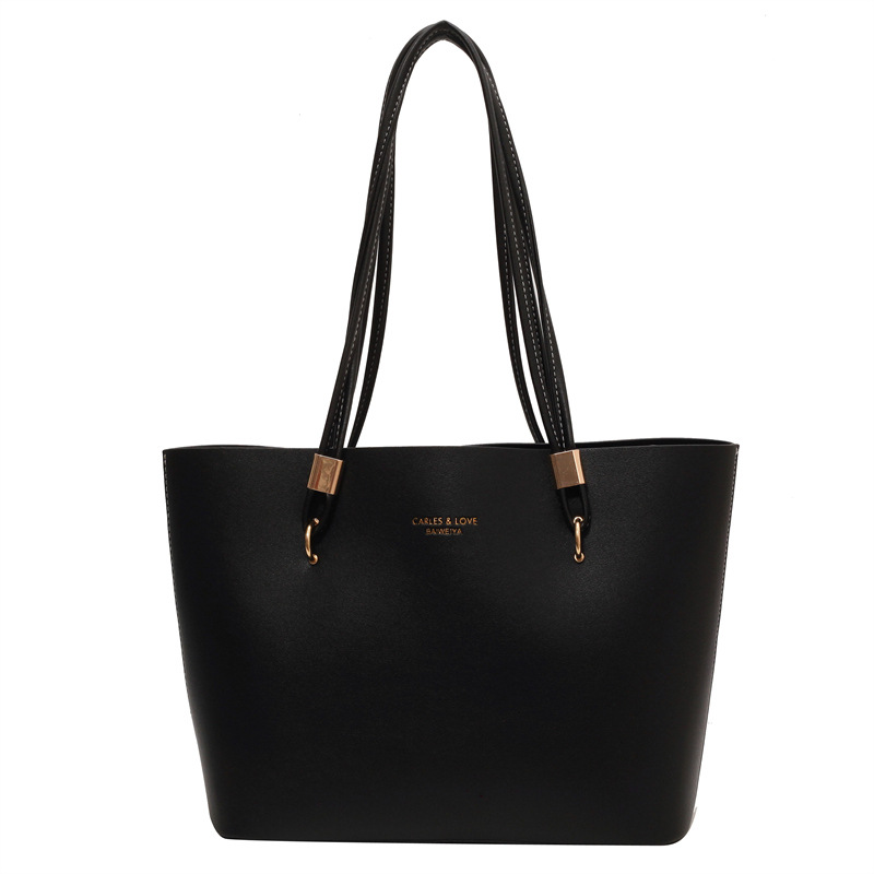 New large-capacity single-shoulder bag, simple and versatile commuter tote bag, fashion trend bridal bag, underarm bag, women's bag, laptop bag