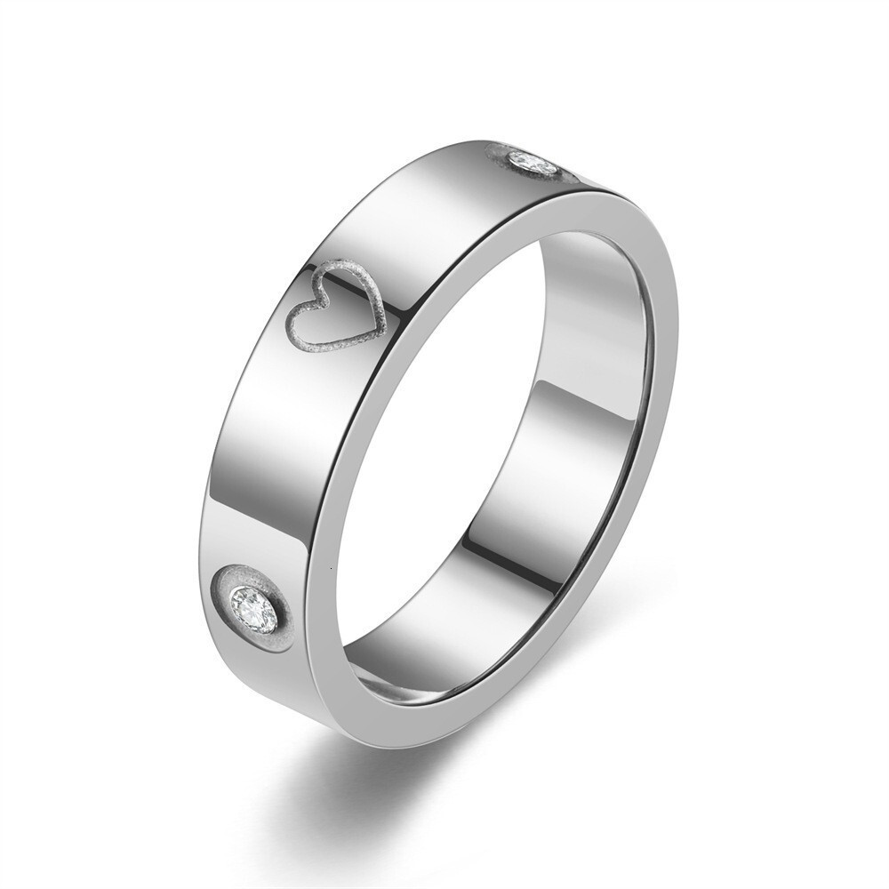 New Style Niche Exquisite Carved Corrosion Heart Love Diamond-Encrusted Bracelet Couple Set Source Factory