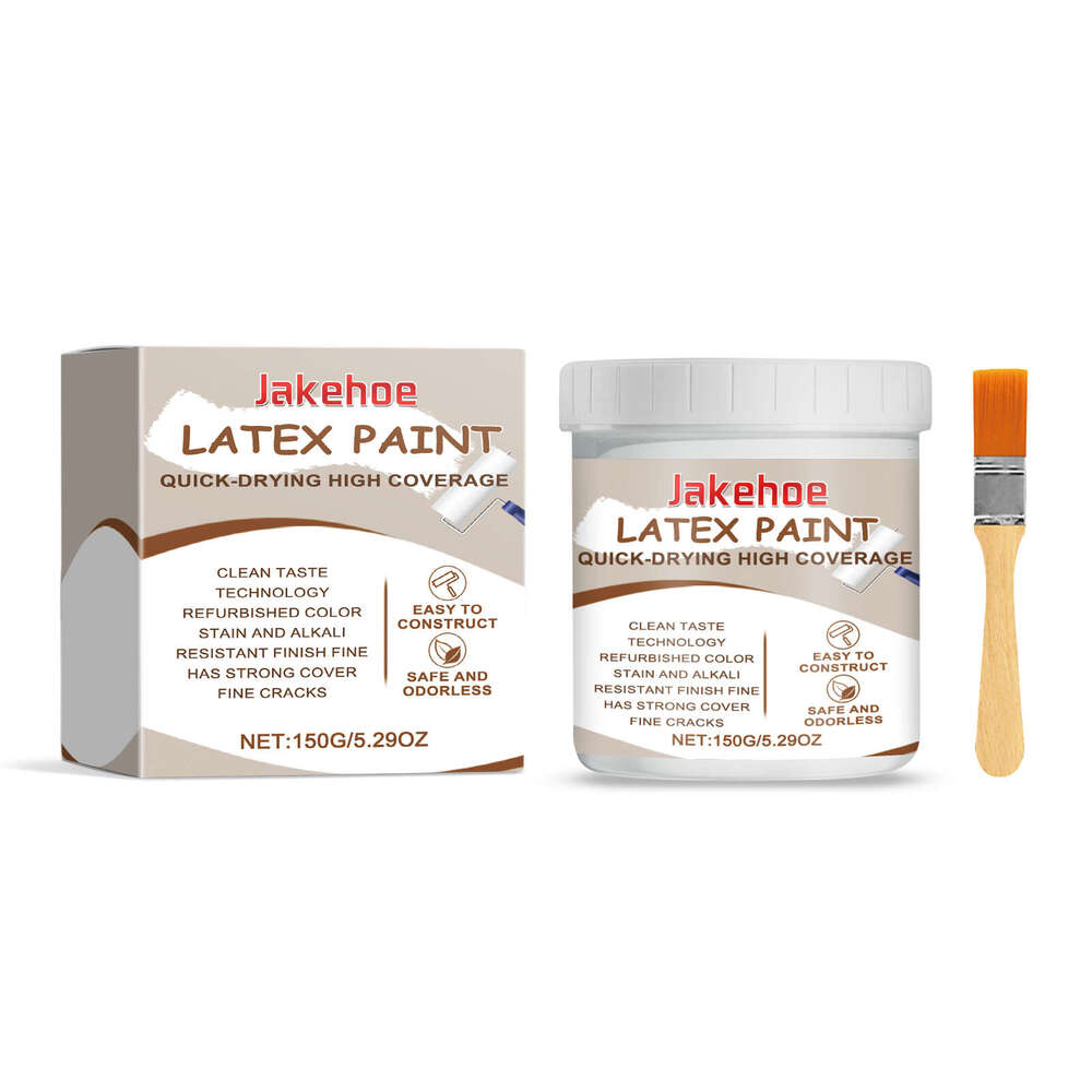 Jakehoe White Latex Renovation Agent Home Cleaning Stain Covering Paint Wall Coating S260130