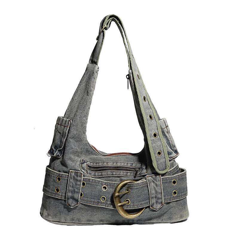 Denim Backpacks Shoulder Bag High Capacity Retro Fashion Canvas Crossbody Woman Bags Tote High Quality Sweet Cool Girl Versatile