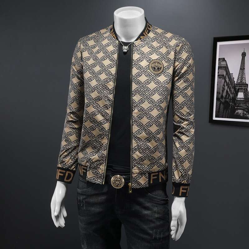 Autumn Winter New Trendy Casual Fashion Slim Fit Thin Youth Men's Jacket
