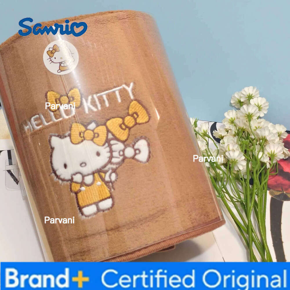 Sanrio 1PC Hello kitty Towel Maillard Series Hand Wipes Comfortable Absorbent Rubbing Towels Bath Household Products H260130