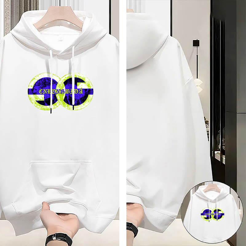 Men's Hoodie Street Retro Chinese Style Pullover Hooded Sweatshirt