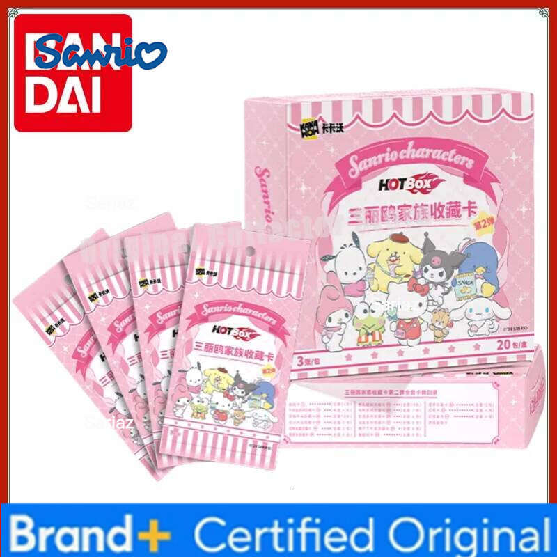 Sanrio Original Bandai Kakawow Trading Cards u Family Collection 2nd Bullet HOTBOX Official Authentic Favorite Card Pack H26013011