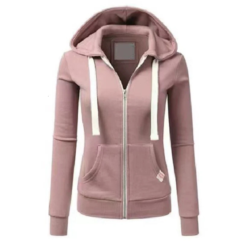 2026 Spring Autumn Womens hoodie Sweatshirt Casual Cardigan Zipper Hoodie Fashion Outdoor Jogging 260127