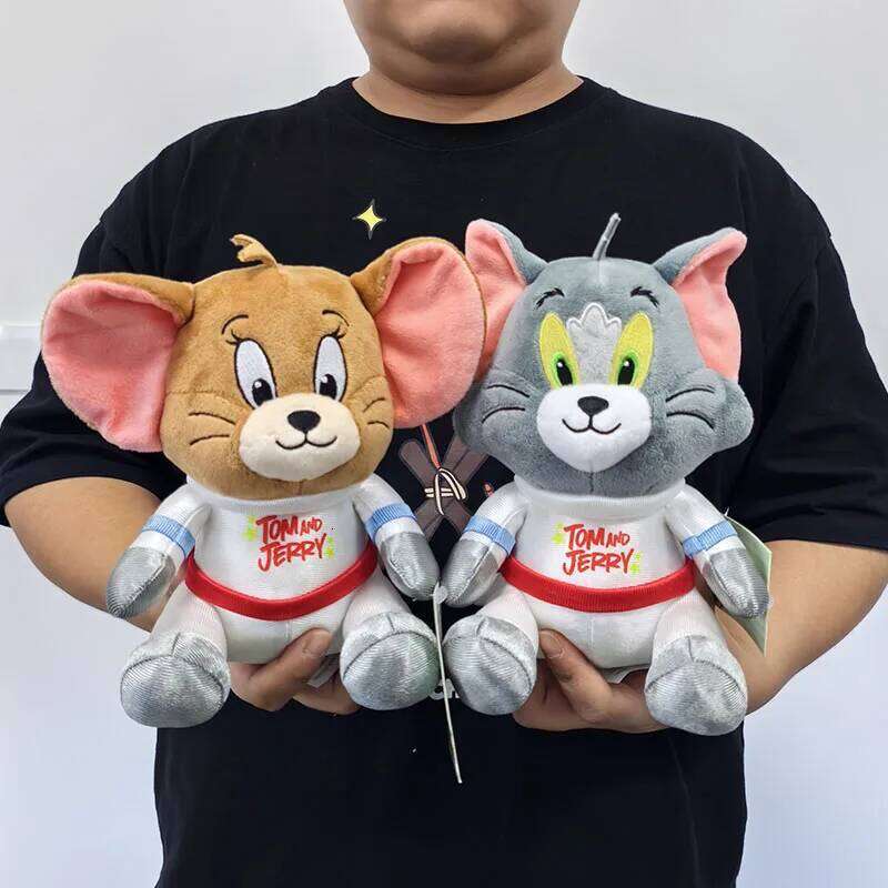 Anime Tom And Jerry Plush Toy Cartoon Movie Figures Cat Mouse Cute Plushies Stuffed Animal Doll Toys For Kids Gift Free Shipping Y260128