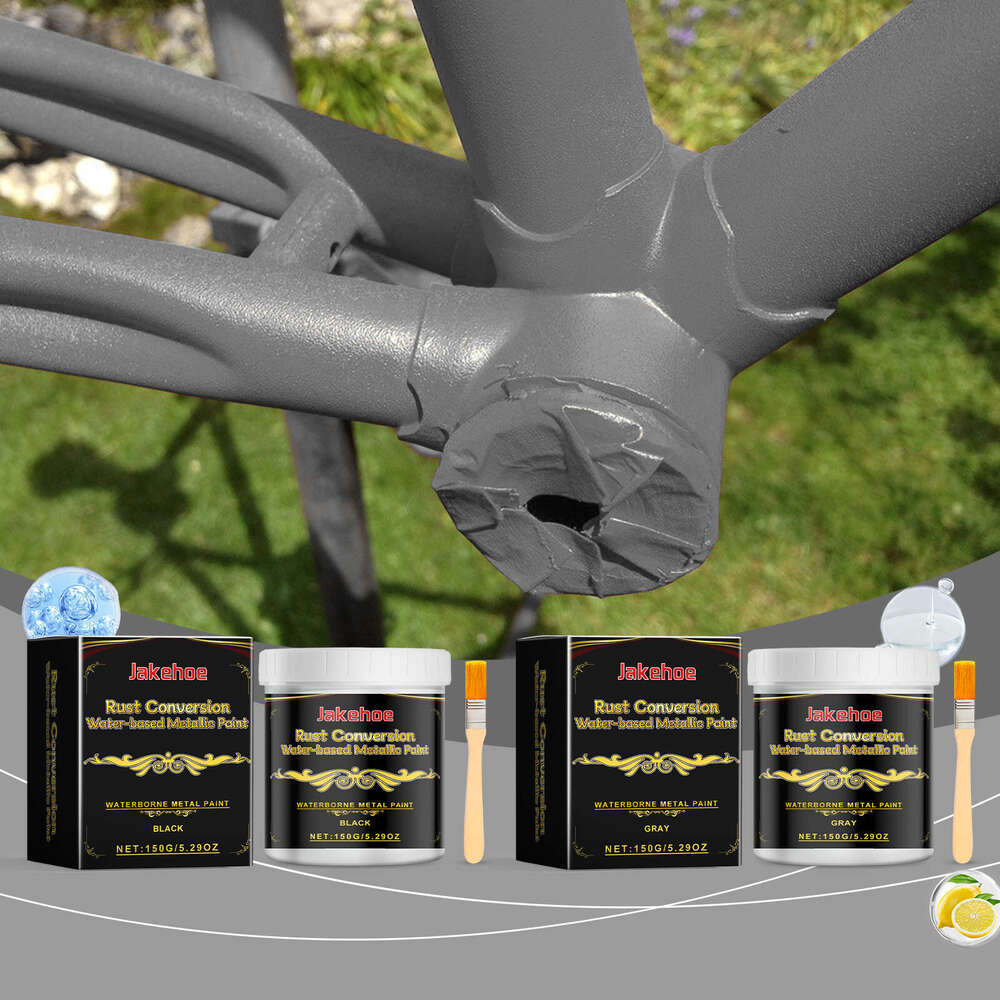 Jakehoe Rust Remover Water-based Metal Anti-seepage Quick-drying Waterproof Anti-abrasion Multi-purpose Floor Paint S260130