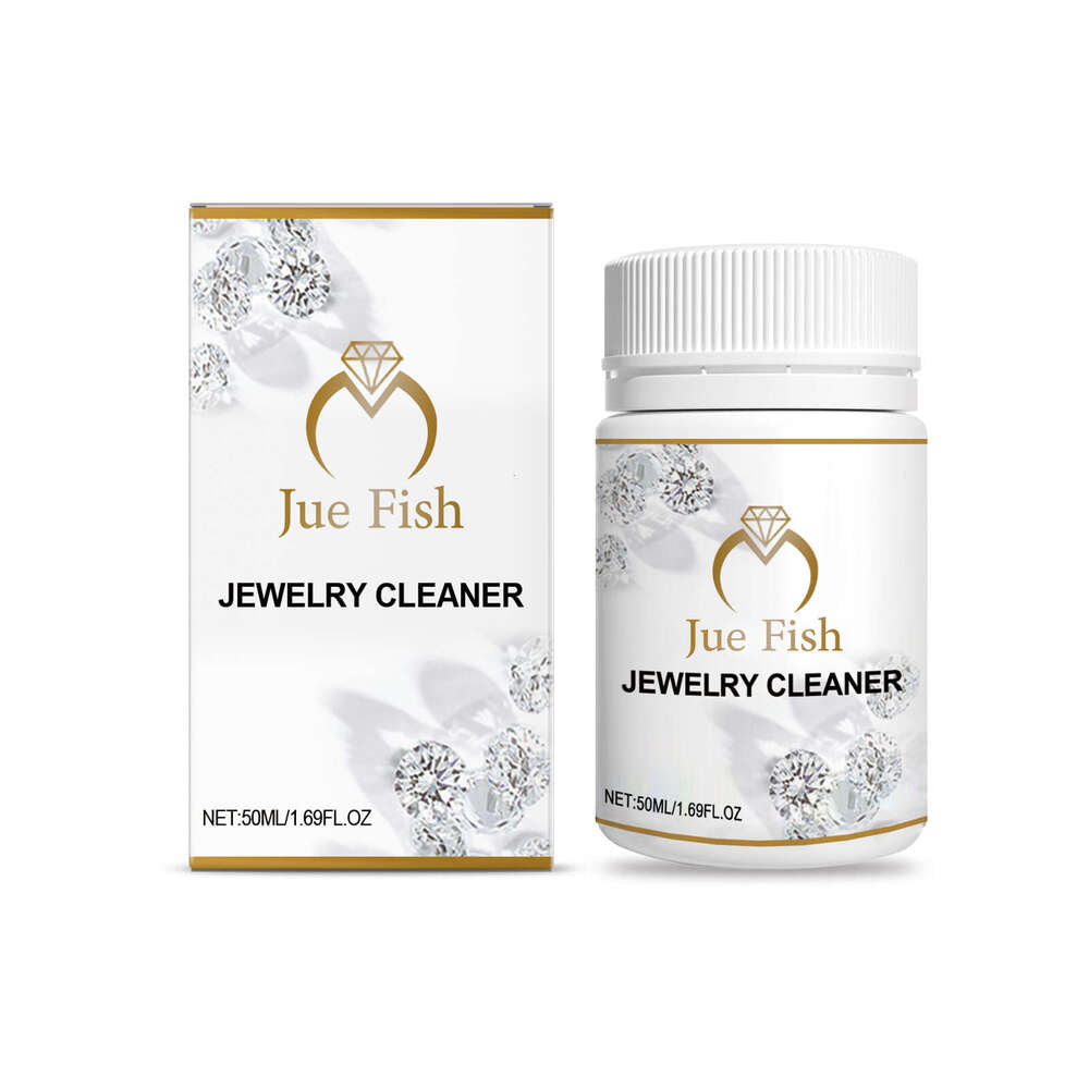 Jue-Fish Cleaner Jewelry Metal Cleaning Liquid Diamond Necklace Rust Dust Removal Care Solution S260130