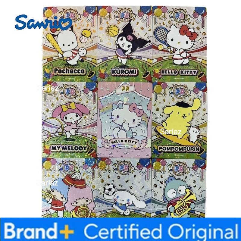 Sanrio Hot Sell New In Anime Character Collection Hobby Card Book Cute Cinnamoroll Melody Kuromi Hello Kitty Children's Gift H260130