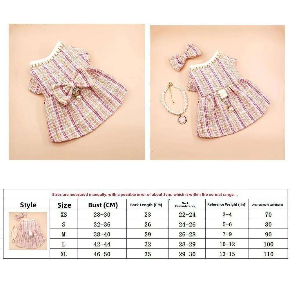Supplies Cute Princess Dress Breathable Thin Design Dog Bow Pearl Coat Soft Pet Clothes for Kittens Puppy H260129