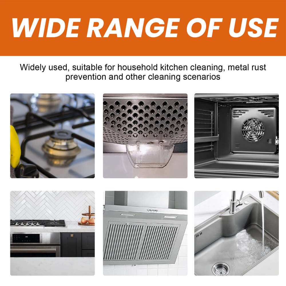 Jakehoe Kitchen Stove Range Hood Pot Bottom Oil Stain Multi-Purpose Cleaning Paste S260130