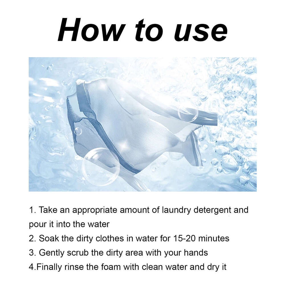 Jue Fish Active Enzyme Laundry Detergent Deep Cleans Clothes Removes Stubborn Stains Gentle and Non-Irritating S260130