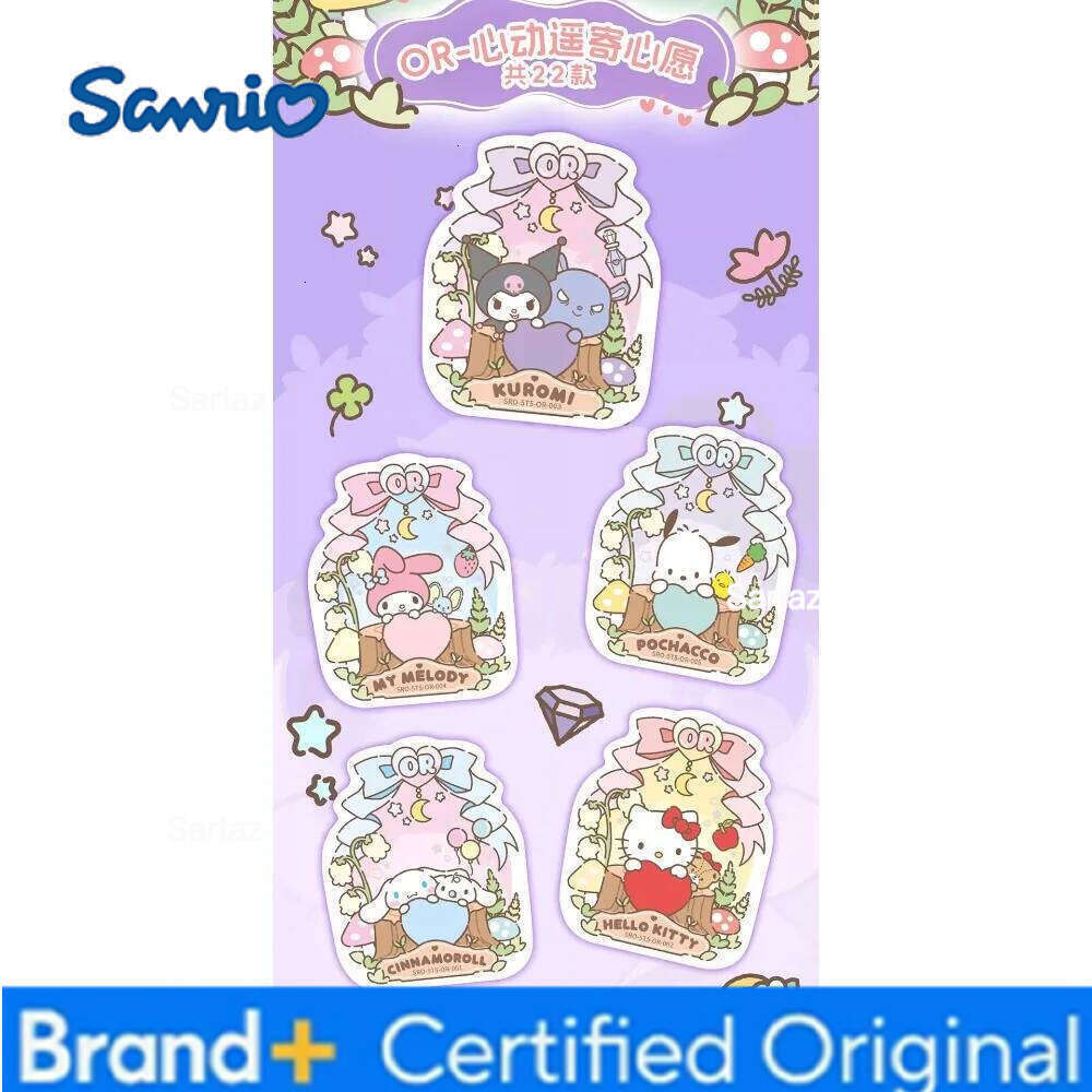 Sanrio Genuine Kabao Characters Collection Cartoon Lovely Anime Creative and Unique Graffiti Notebook Cards Children Gifts H260130