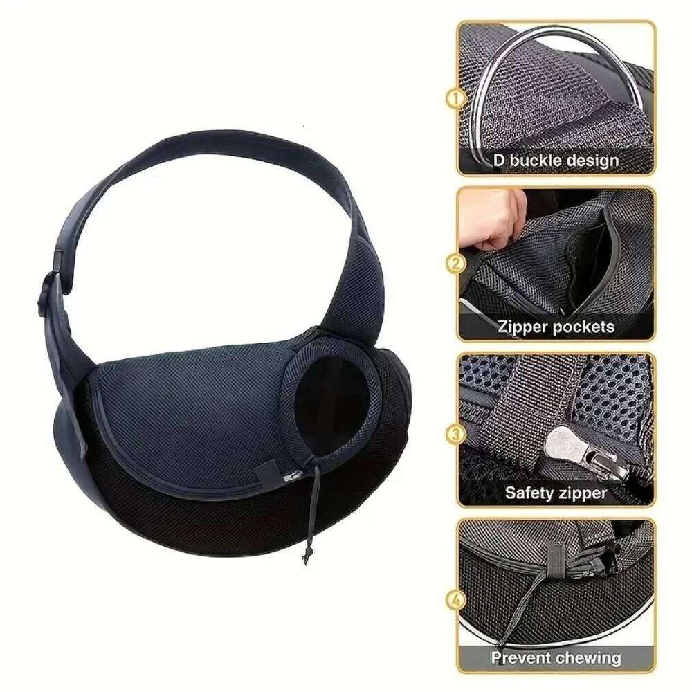 Cat/Dog out backpack,Dog Sling Carrier Breathable Mesh Travel Crossbody Bag For Puppy Cat Hiking Camping2025new 26H0130