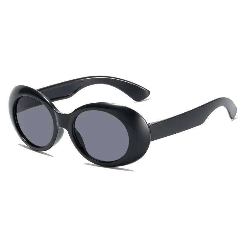 street trends, personalized Children's fashion photos, white sunglasses for boys and girls, small oval sunglasses, UV resistant H260130