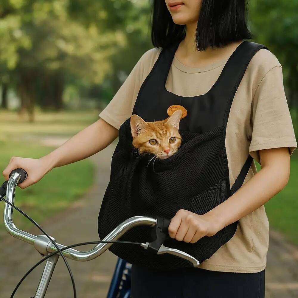 Breathable Chest Adjustable Foldable Pet Travel Bag Double Shoulder Puppy Transport Backpack Outdoor Hiking 26H0130