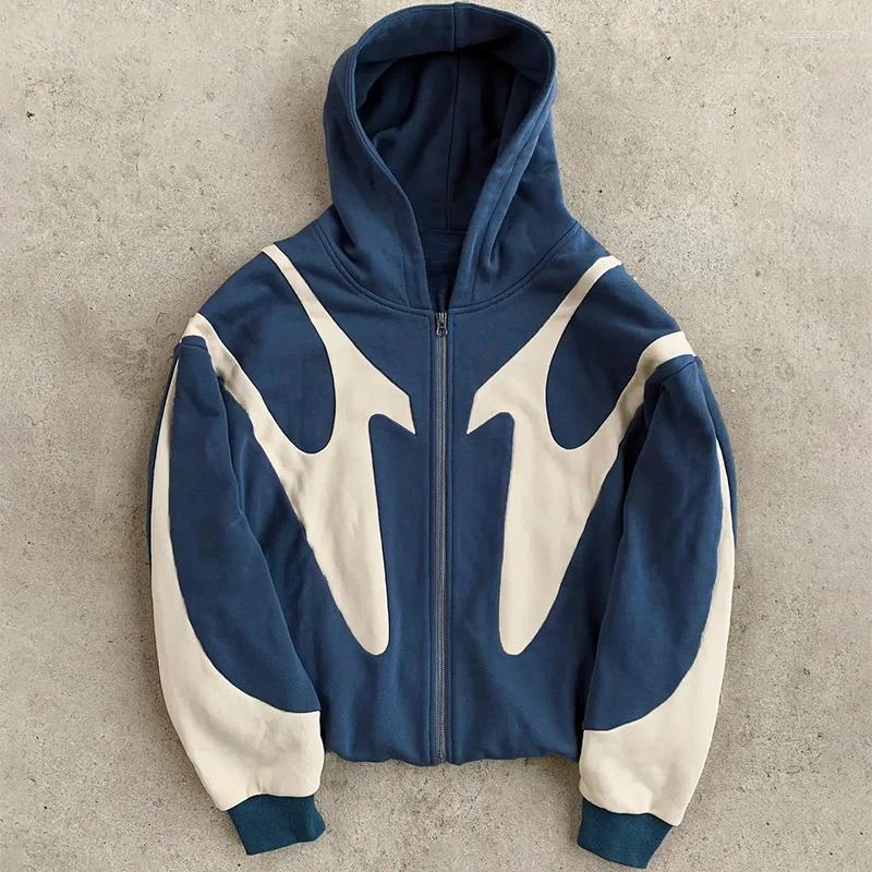 Women's Hoodies Pattern Hoodie Harajuku Casual Zipper Fashion Street Clothing Zip Up Trendy For Hip Hop Streetwear
